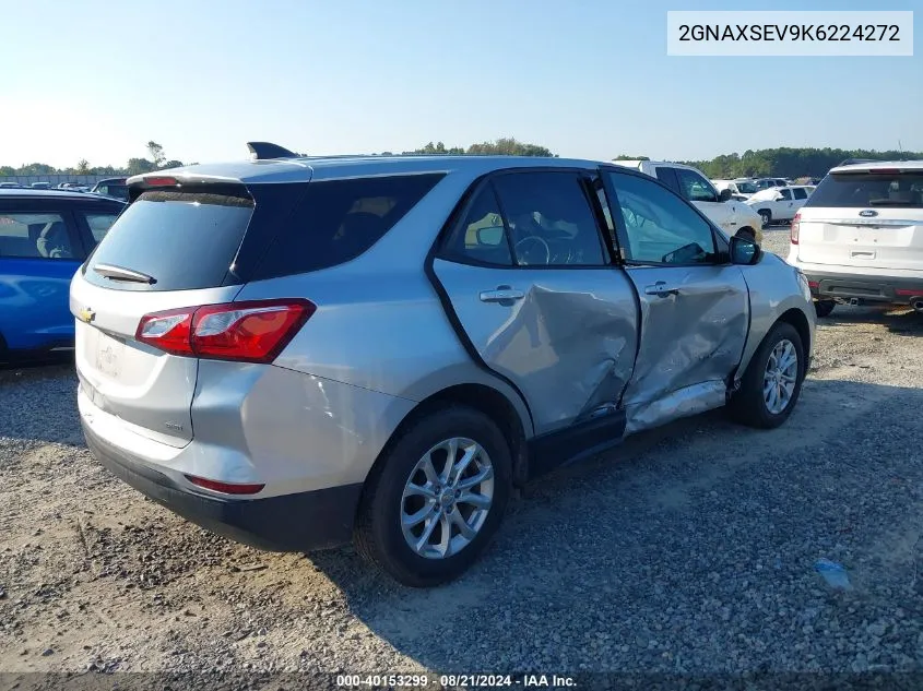 2GNAXSEV9K6224272 2019 Chevrolet Equinox Ls