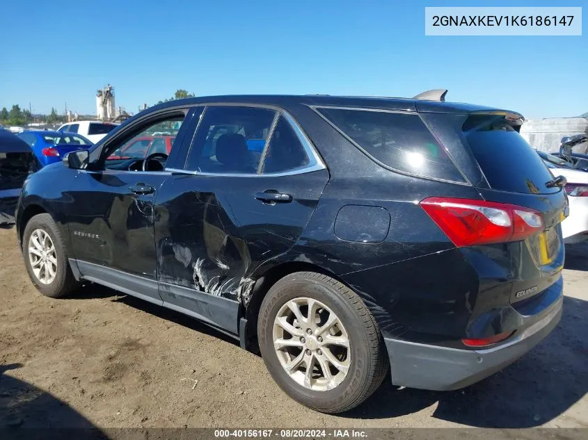 2GNAXKEV1K6186147 2019 Chevrolet Equinox Lt