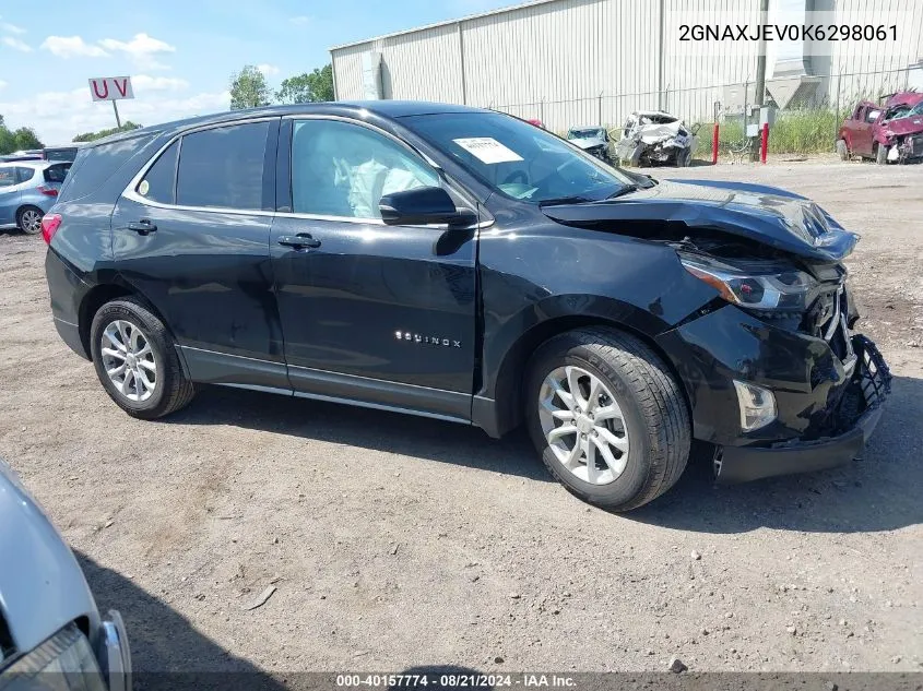 2GNAXJEV0K6298061 2019 Chevrolet Equinox Lt