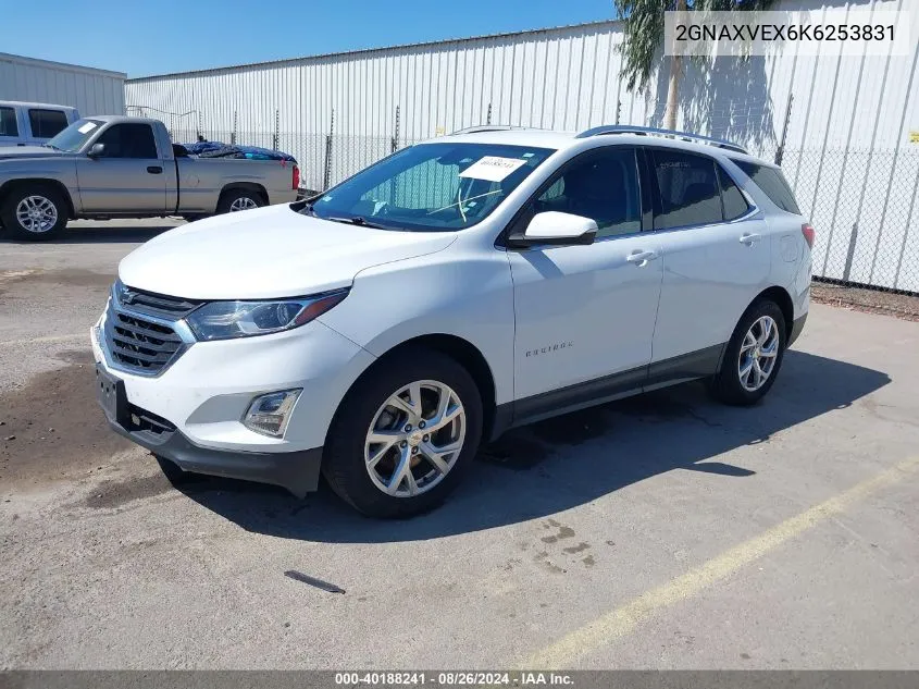 2019 Chevrolet Equinox Lt VIN: 2GNAXVEX6K6253831 Lot: 40188241