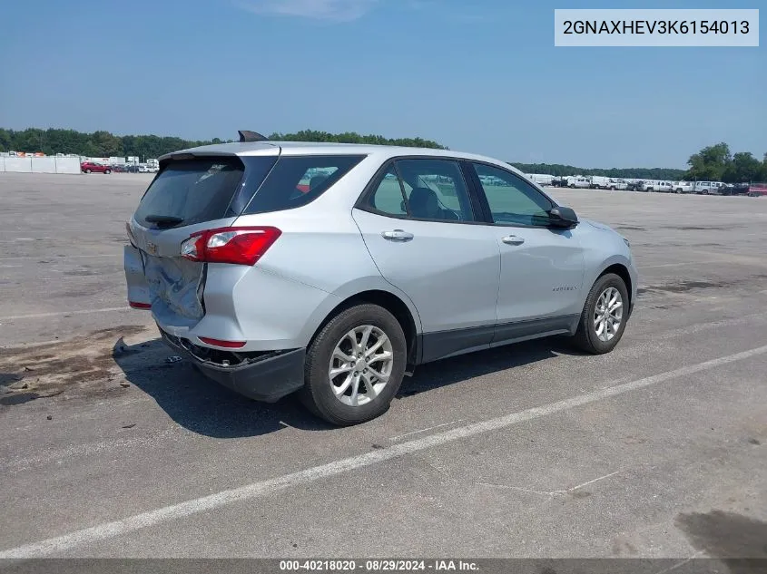 2GNAXHEV3K6154013 2019 Chevrolet Equinox Ls