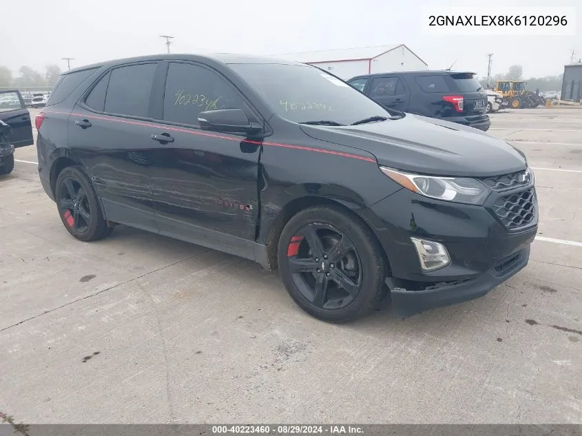 2019 Chevrolet Equinox Lt VIN: 2GNAXLEX8K6120296 Lot: 40223460