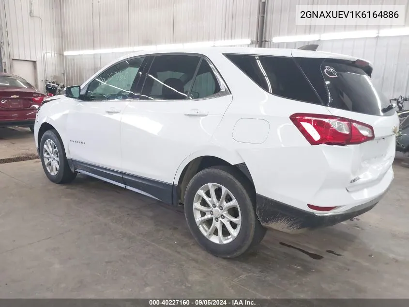 2019 Chevrolet Equinox Lt VIN: 2GNAXUEV1K6164886 Lot: 40227160