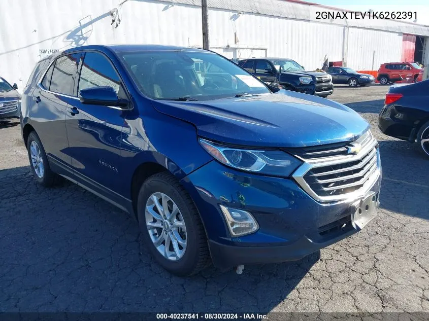 2GNAXTEV1K6262391 2019 Chevrolet Equinox Lt