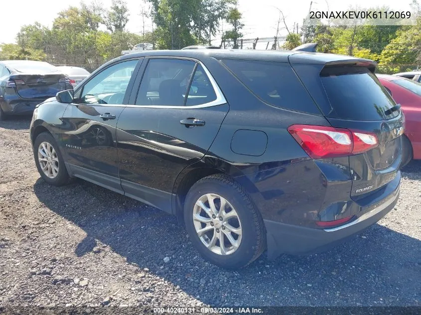 2GNAXKEV0K6112069 2019 Chevrolet Equinox Lt