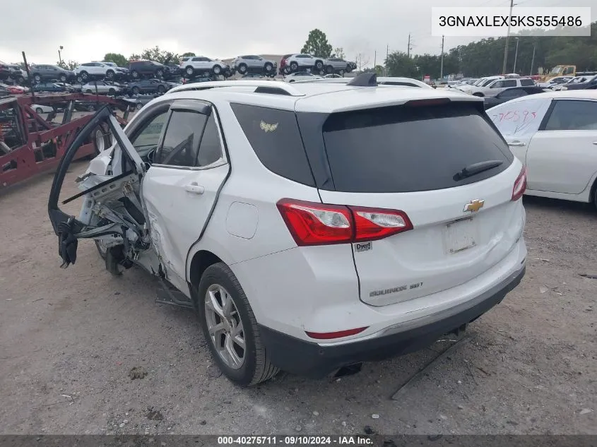 3GNAXLEX5KS555486 2019 Chevrolet Equinox Lt