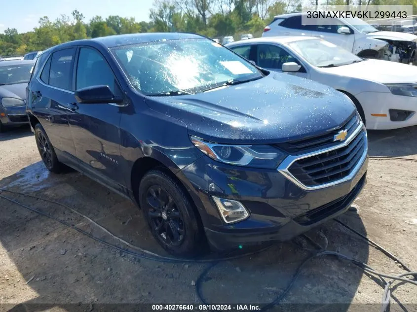 2019 Chevrolet Equinox Lt VIN: 3GNAXKEV6KL299443 Lot: 40276640