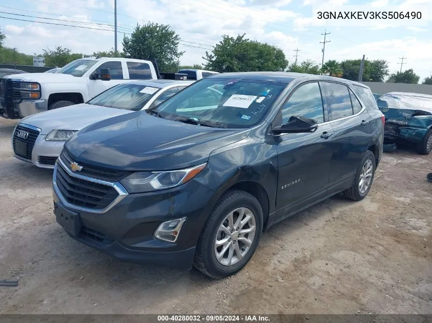 3GNAXKEV3KS506490 2019 Chevrolet Equinox Lt