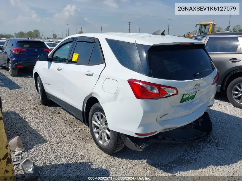 2019 Chevrolet Equinox Ls VIN: 2GNAXSEV1K6127079 Lot: 40282571