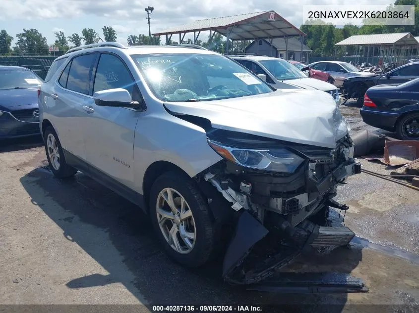 2GNAXVEX2K6203864 2019 Chevrolet Equinox Lt