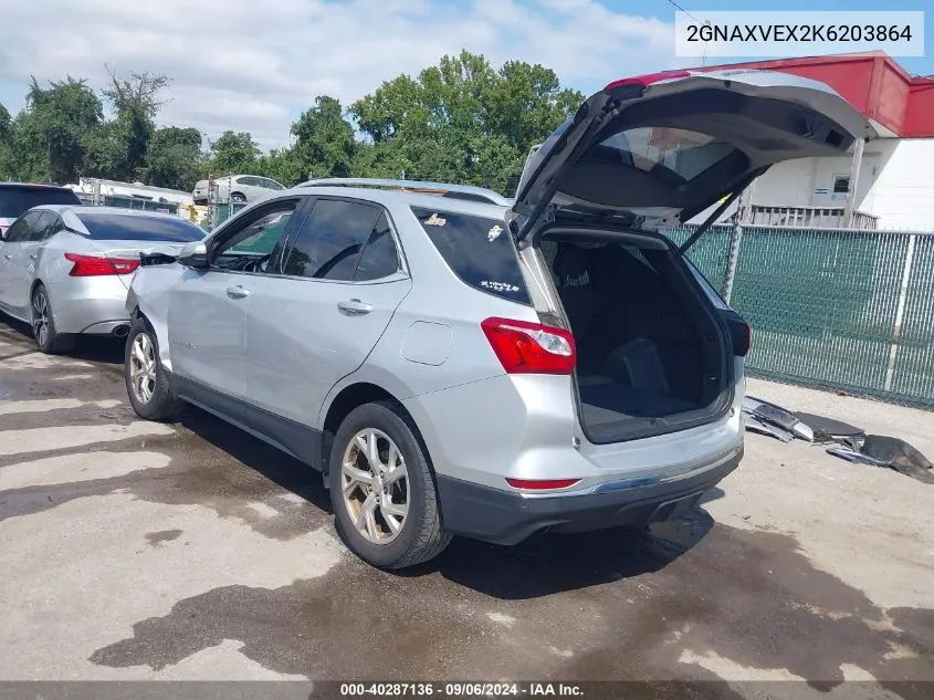 2GNAXVEX2K6203864 2019 Chevrolet Equinox Lt