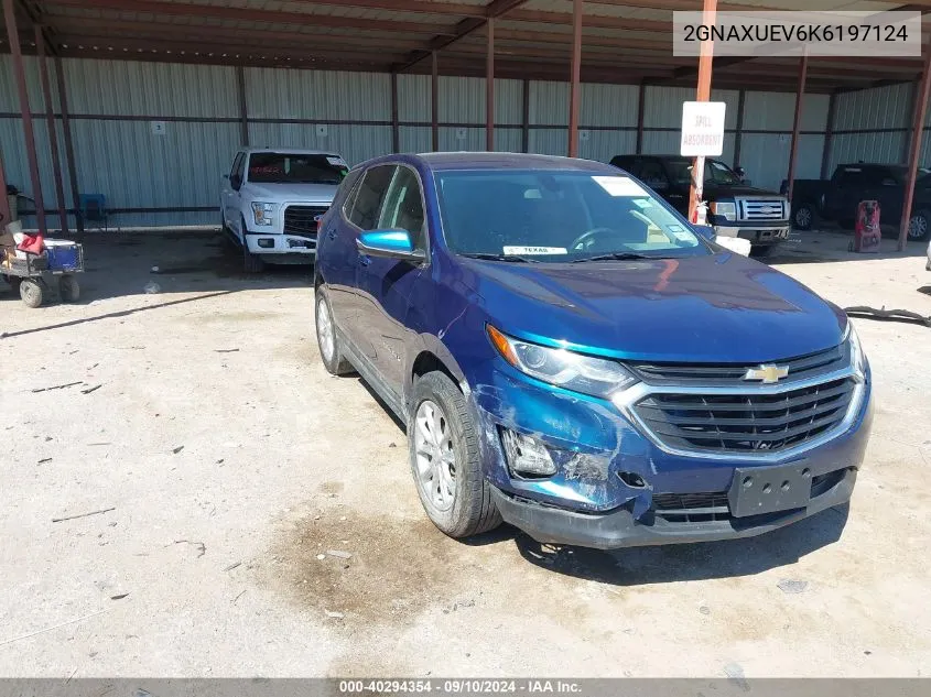 2GNAXUEV6K6197124 2019 Chevrolet Equinox Lt