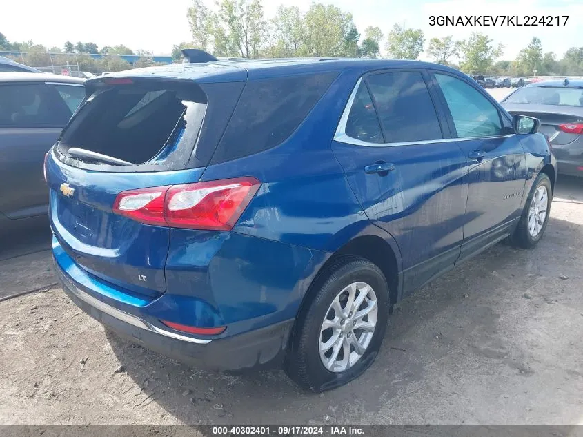 3GNAXKEV7KL224217 2019 Chevrolet Equinox Lt