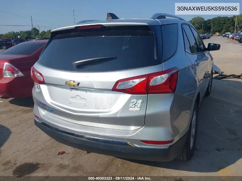 3GNAXWEU5KS590536 2019 Chevrolet Equinox Lt