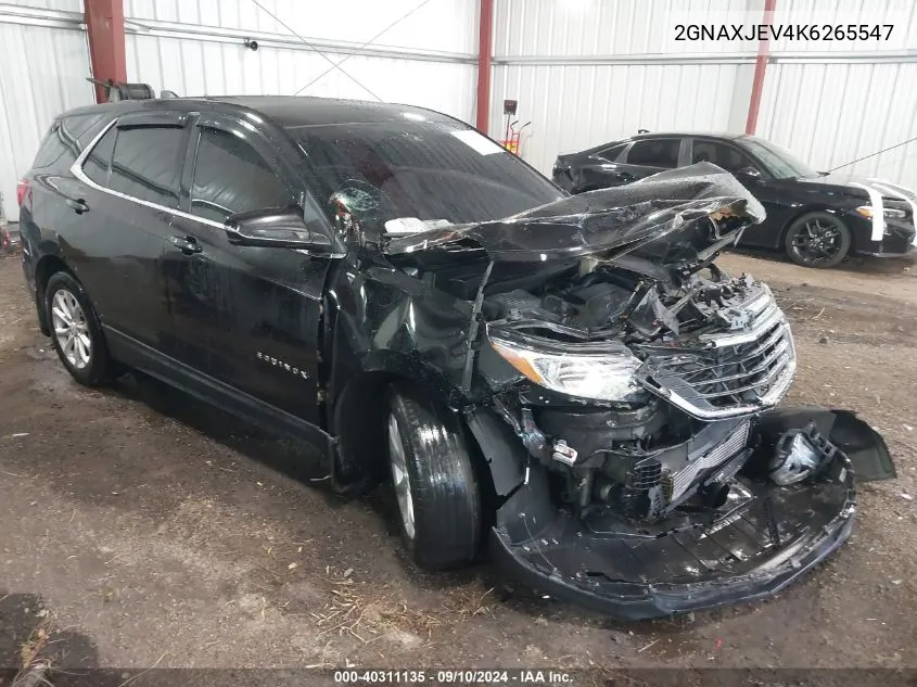 2019 Chevrolet Equinox Lt VIN: 2GNAXJEV4K6265547 Lot: 40311135