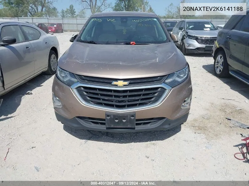 2GNAXTEV2K6141188 2019 Chevrolet Equinox Lt