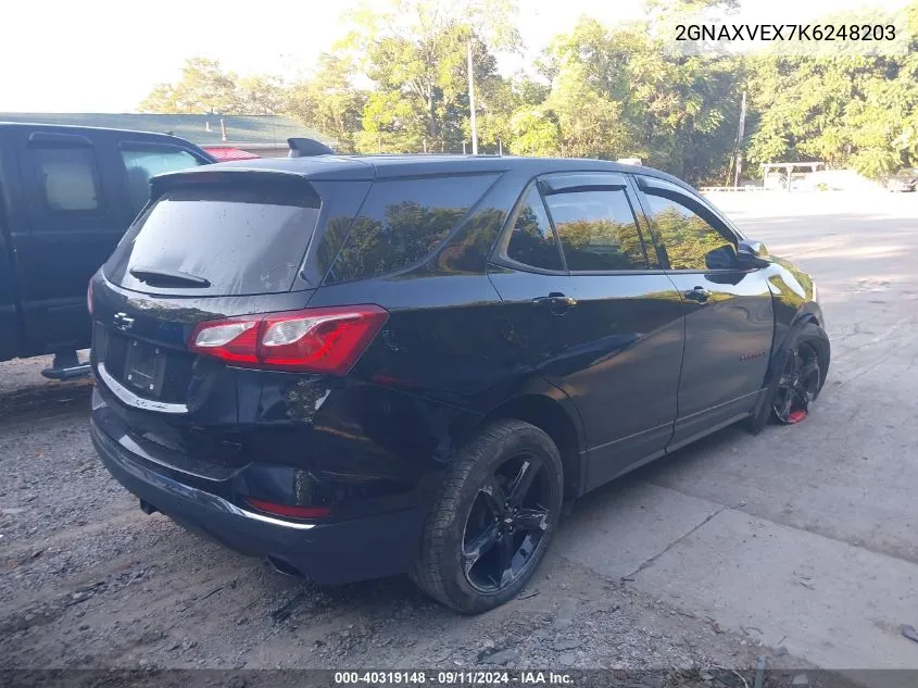 2019 Chevrolet Equinox Lt VIN: 2GNAXVEX7K6248203 Lot: 40319148