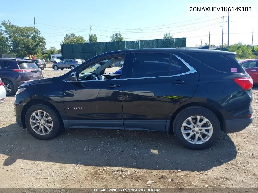 2GNAXUEV1K6149188 2019 Chevrolet Equinox Lt