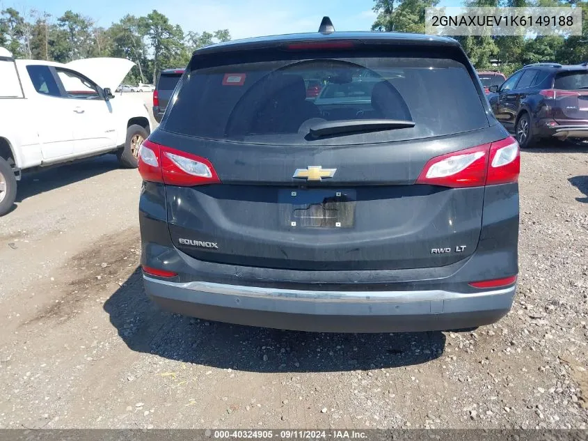 2019 Chevrolet Equinox Lt VIN: 2GNAXUEV1K6149188 Lot: 40324905