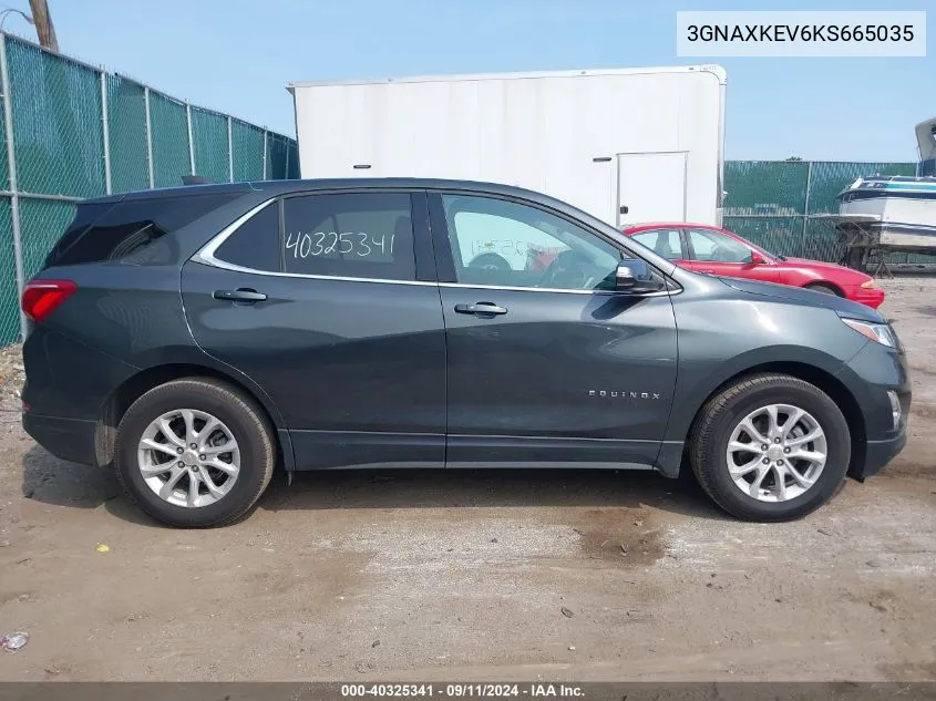 3GNAXKEV6KS665035 2019 Chevrolet Equinox Lt