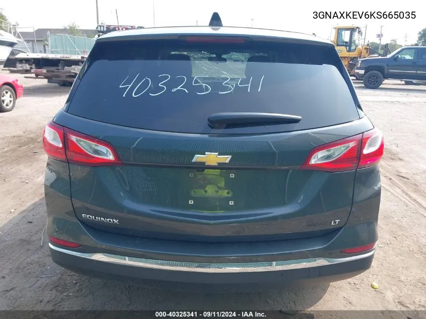 3GNAXKEV6KS665035 2019 Chevrolet Equinox Lt