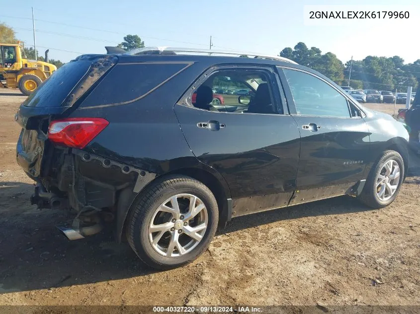 2GNAXLEX2K6179960 2019 Chevrolet Equinox Lt