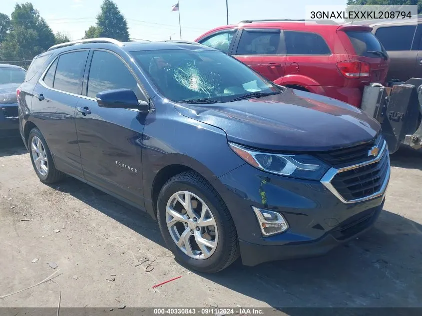 3GNAXLEXXKL208794 2019 Chevrolet Equinox Lt