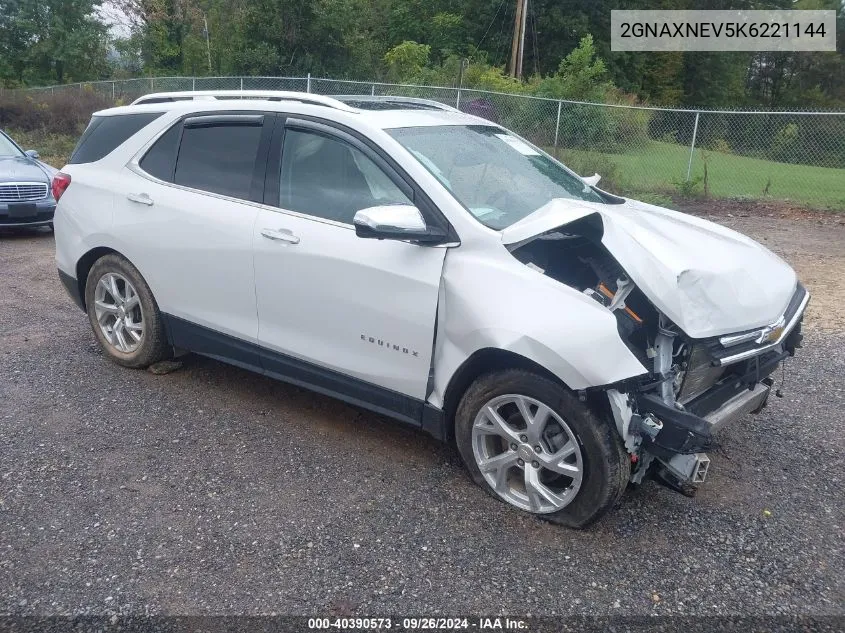 2GNAXNEV5K6221144 2019 Chevrolet Equinox Premier