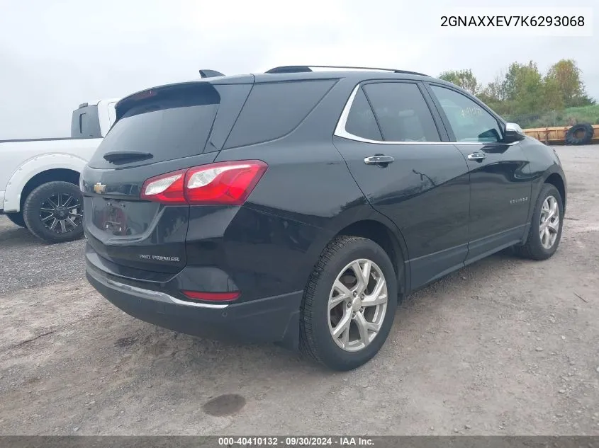 2019 Chevrolet Equinox Premier VIN: 2GNAXXEV7K6293068 Lot: 40410132