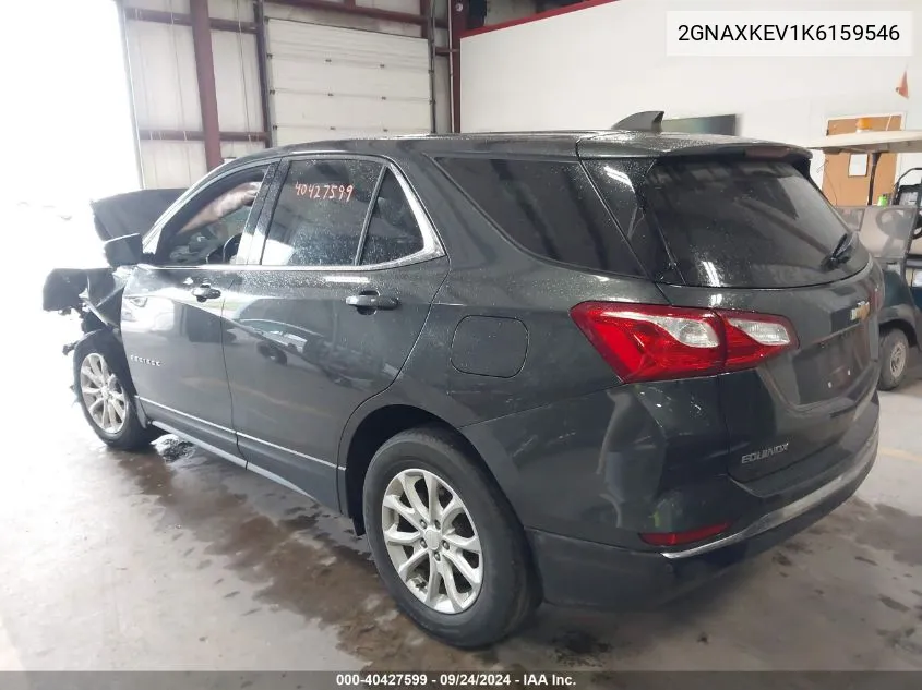 2019 Chevrolet Equinox Lt VIN: 2GNAXKEV1K6159546 Lot: 40427599