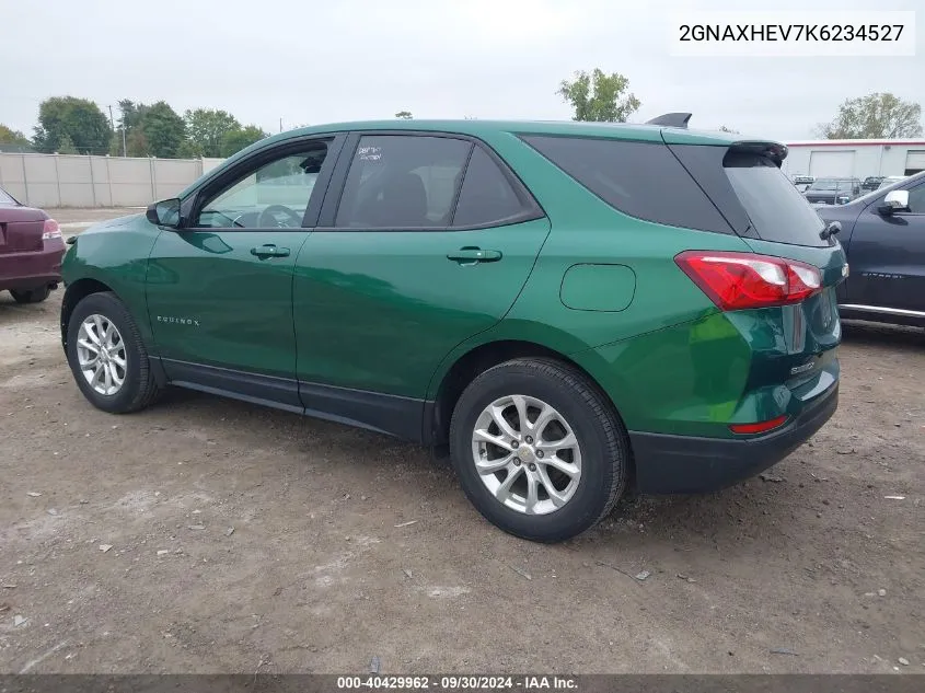 2019 Chevrolet Equinox Ls VIN: 2GNAXHEV7K6234527 Lot: 40429962