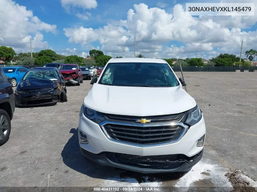 3GNAXHEVXKL145479 2019 Chevrolet Equinox Ls