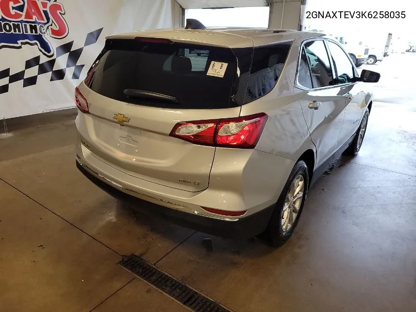 2GNAXTEV3K6258035 2019 Chevrolet Equinox Lt