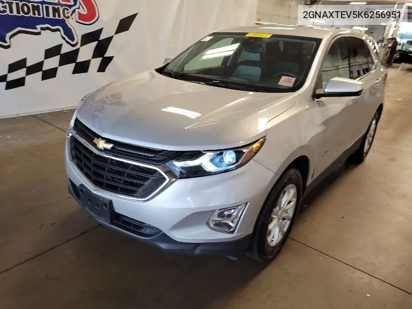 2019 Chevrolet Equinox Lt VIN: 2GNAXTEV5K6256951 Lot: 40436348