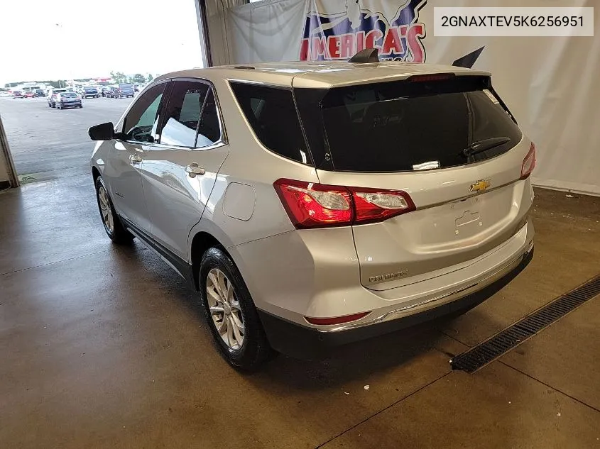 2019 Chevrolet Equinox Lt VIN: 2GNAXTEV5K6256951 Lot: 40436348