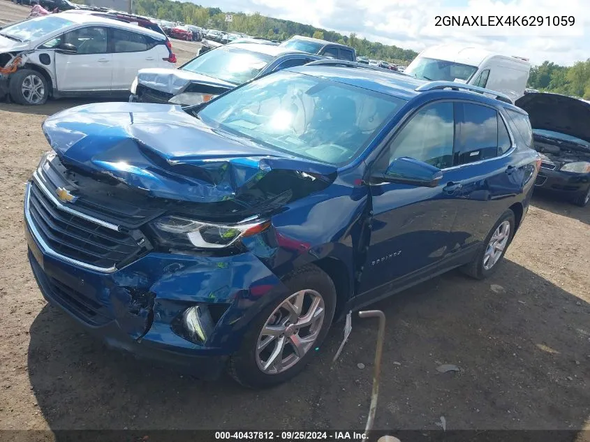 2GNAXLEX4K6291059 2019 Chevrolet Equinox Lt