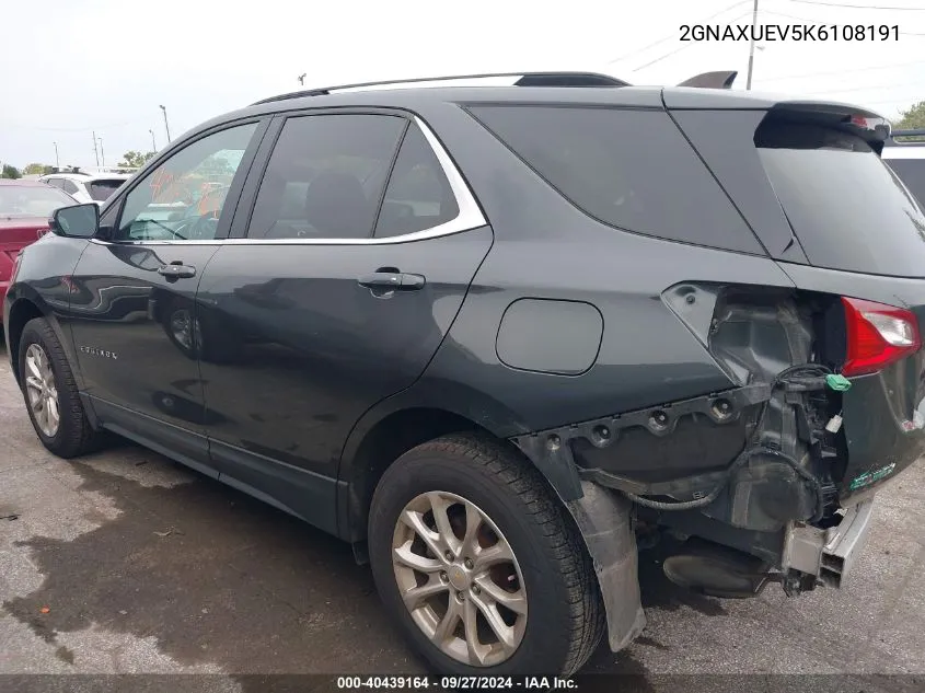 2GNAXUEV5K6108191 2019 Chevrolet Equinox Lt