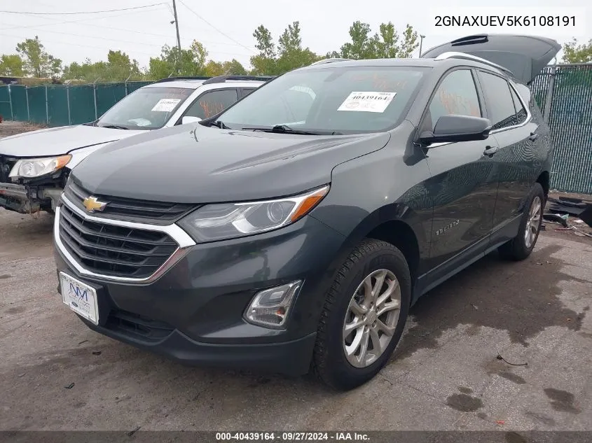 2GNAXUEV5K6108191 2019 Chevrolet Equinox Lt