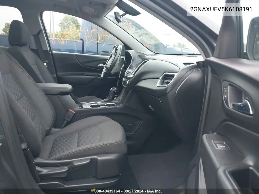 2GNAXUEV5K6108191 2019 Chevrolet Equinox Lt