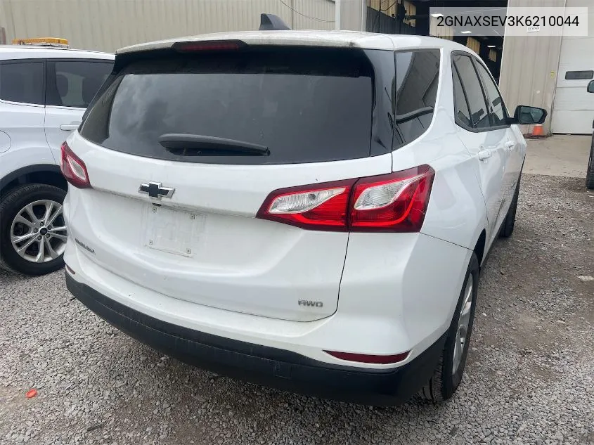 2019 Chevrolet Equinox Ls VIN: 2GNAXSEV3K6210044 Lot: 40444814