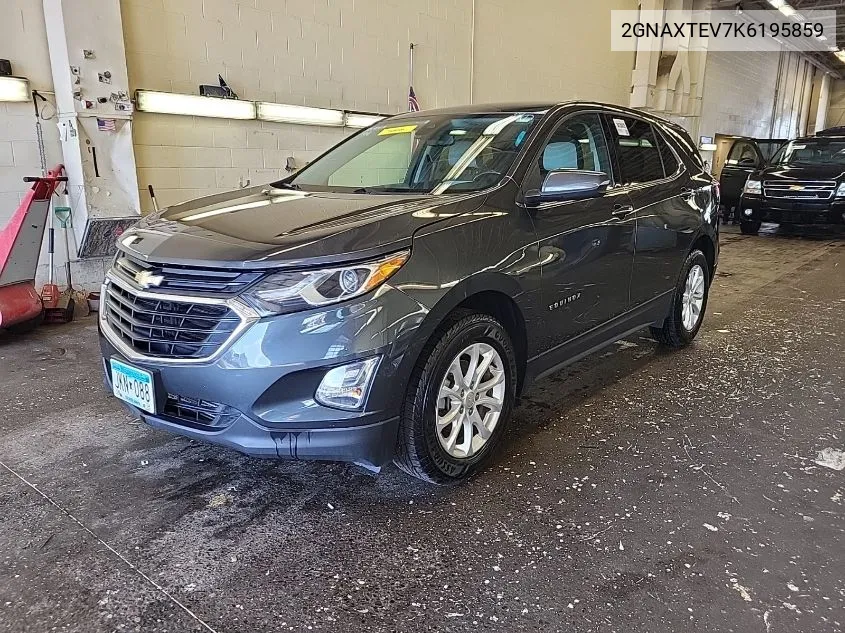 2019 Chevrolet Equinox Lt VIN: 2GNAXTEV7K6195859 Lot: 40444853