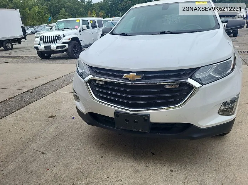 2GNAXSEV9K6212221 2019 Chevrolet Equinox Ls