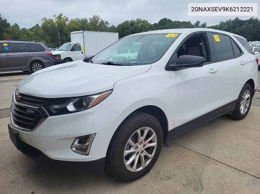 2019 Chevrolet Equinox Ls VIN: 2GNAXSEV9K6212221 Lot: 40445085