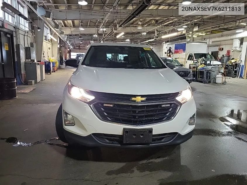 2019 Chevrolet Equinox Ls VIN: 2GNAXSEV7K6211813 Lot: 40445495