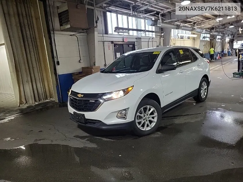 2019 Chevrolet Equinox Ls VIN: 2GNAXSEV7K6211813 Lot: 40445495