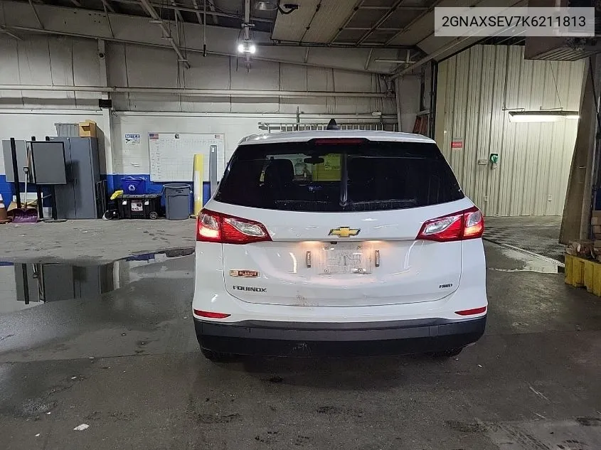 2019 Chevrolet Equinox Ls VIN: 2GNAXSEV7K6211813 Lot: 40445495