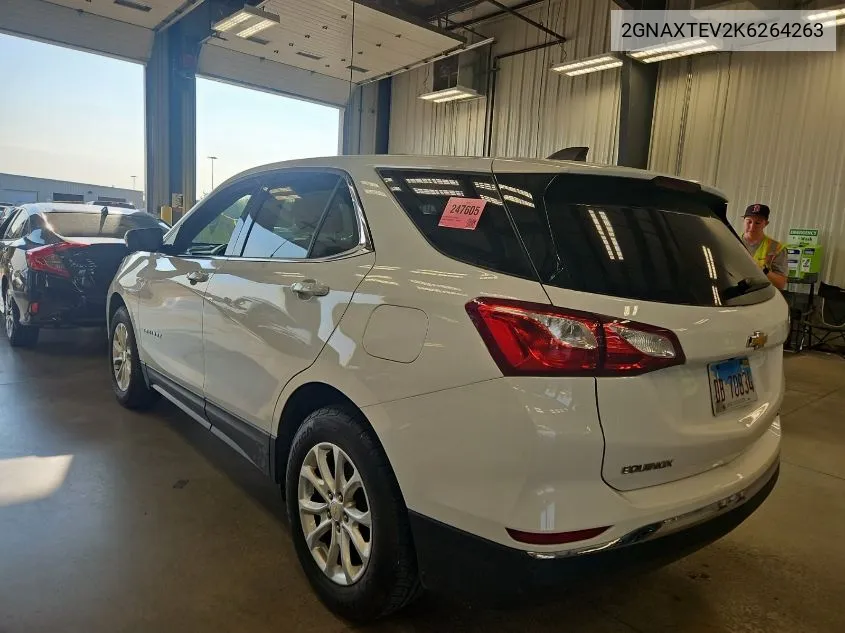 2GNAXTEV2K6264263 2019 Chevrolet Equinox Lt