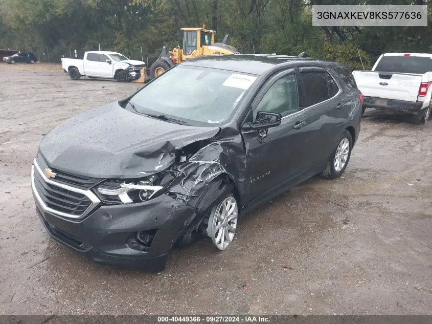 3GNAXKEV8KS577636 2019 Chevrolet Equinox Lt