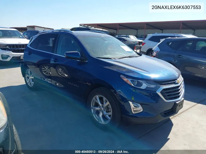 2019 Chevrolet Equinox Lt VIN: 2GNAXLEX6K6307553 Lot: 40450513