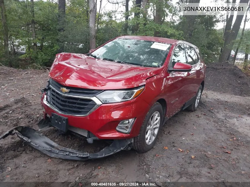 3GNAXKEV1KS660681 2019 Chevrolet Equinox Lt